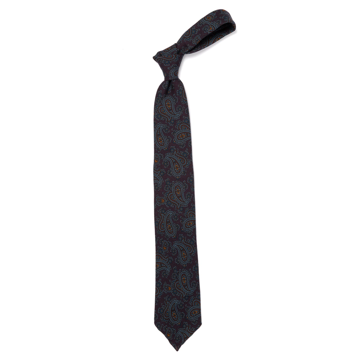 CA Archivio Storico: Tie "Cachemire Turco" made of pure Wool - hand-rolled